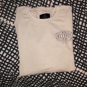 Grey print sweatshirt